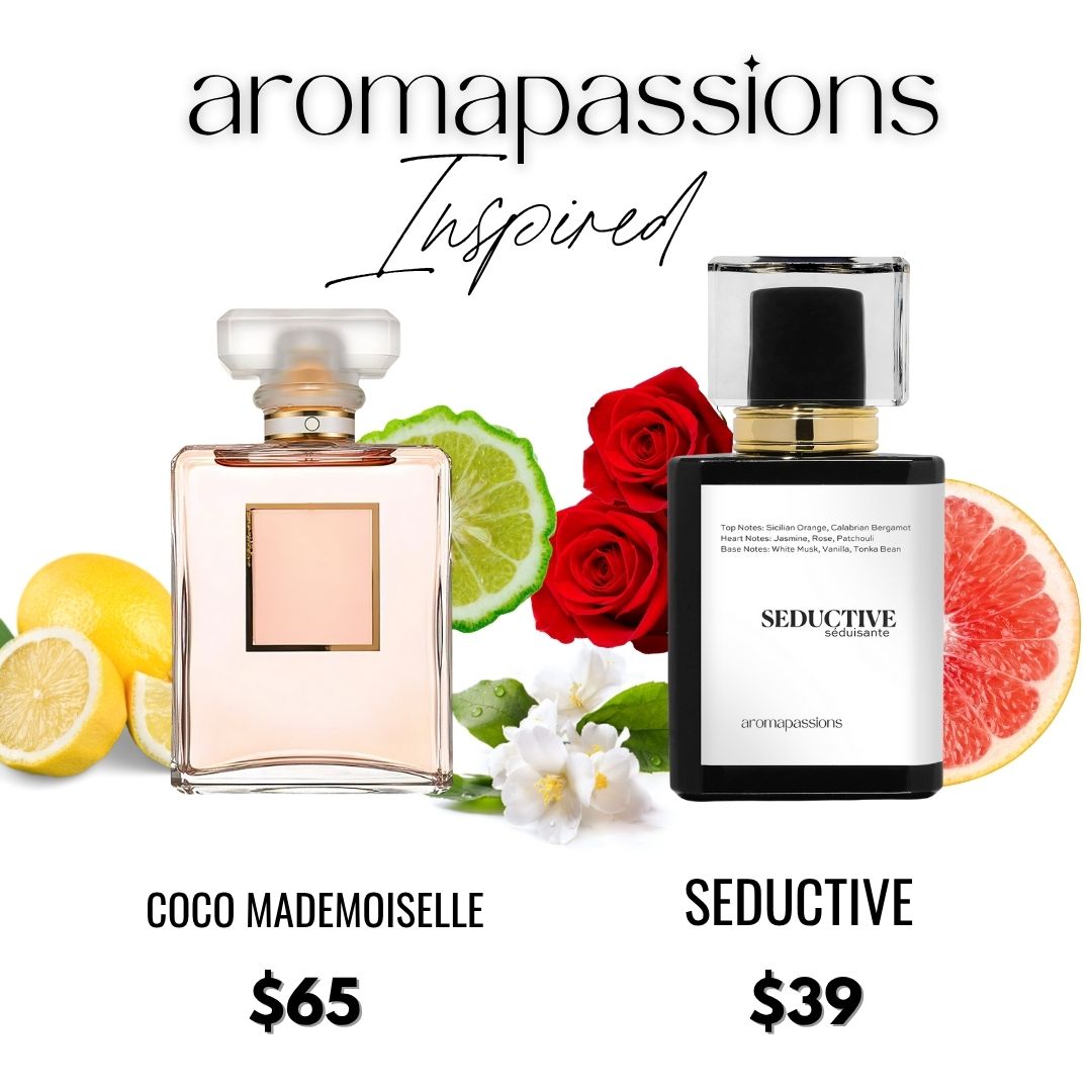 SEDUCTIVE | Inspired by CHANEL COCO MADEMOISLLE Eau De Parfum | Fragrance Oil Pheromone Perfume Women | Rose Vanilla Essential Oils Scent Notes|