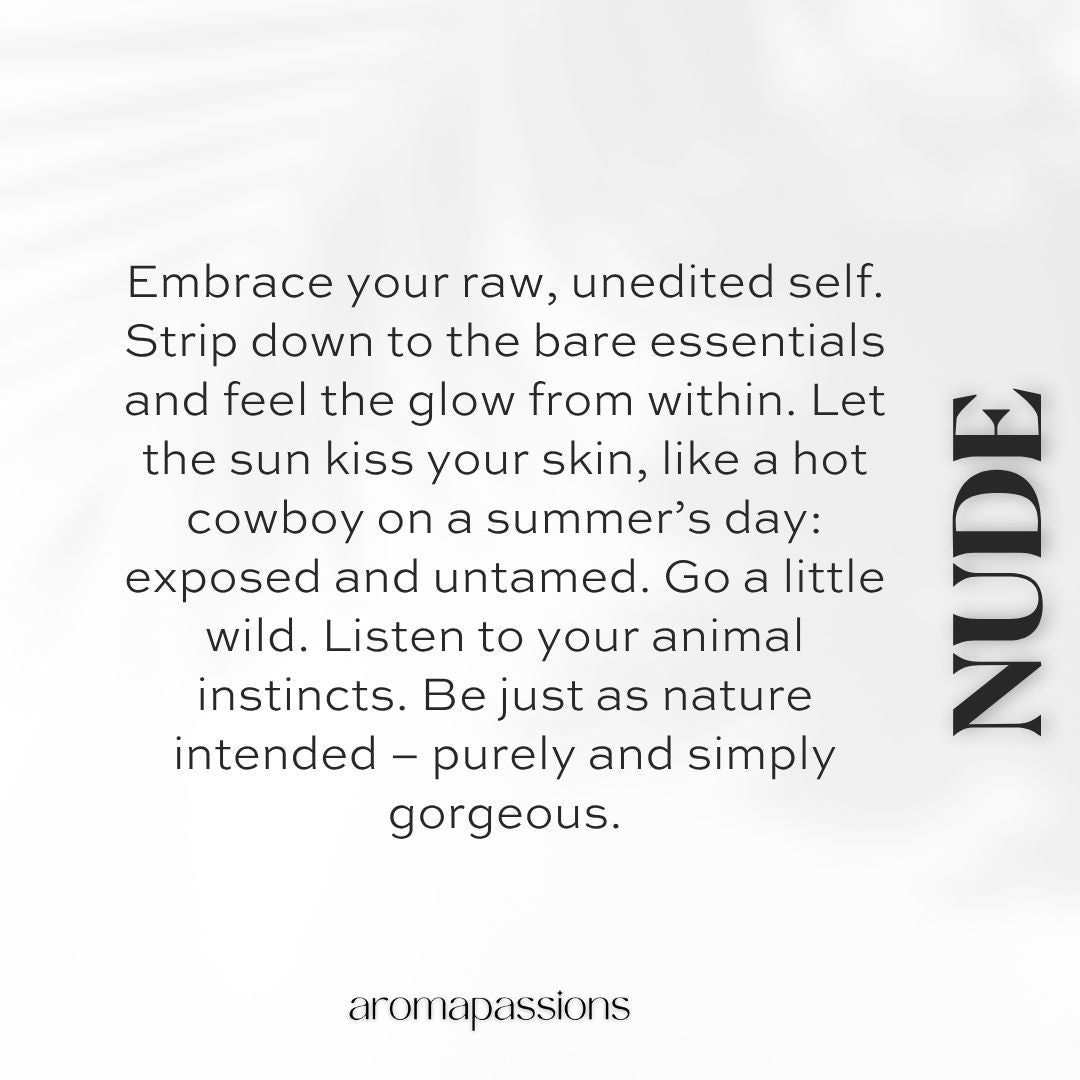 NUDE | Inspired by TOM FORD OMBRE LEATHER | Ombre Leather Dupe Pheromone Men Women Perfume | Cardamom Jasmine Patchouli Essential Oilss