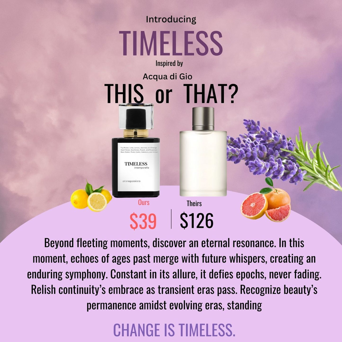 TIMELESS | Inspired by GIORGIO ARMANI ACQUA DI GIO | Acqua di Gio Dupe Pheromone Perfume