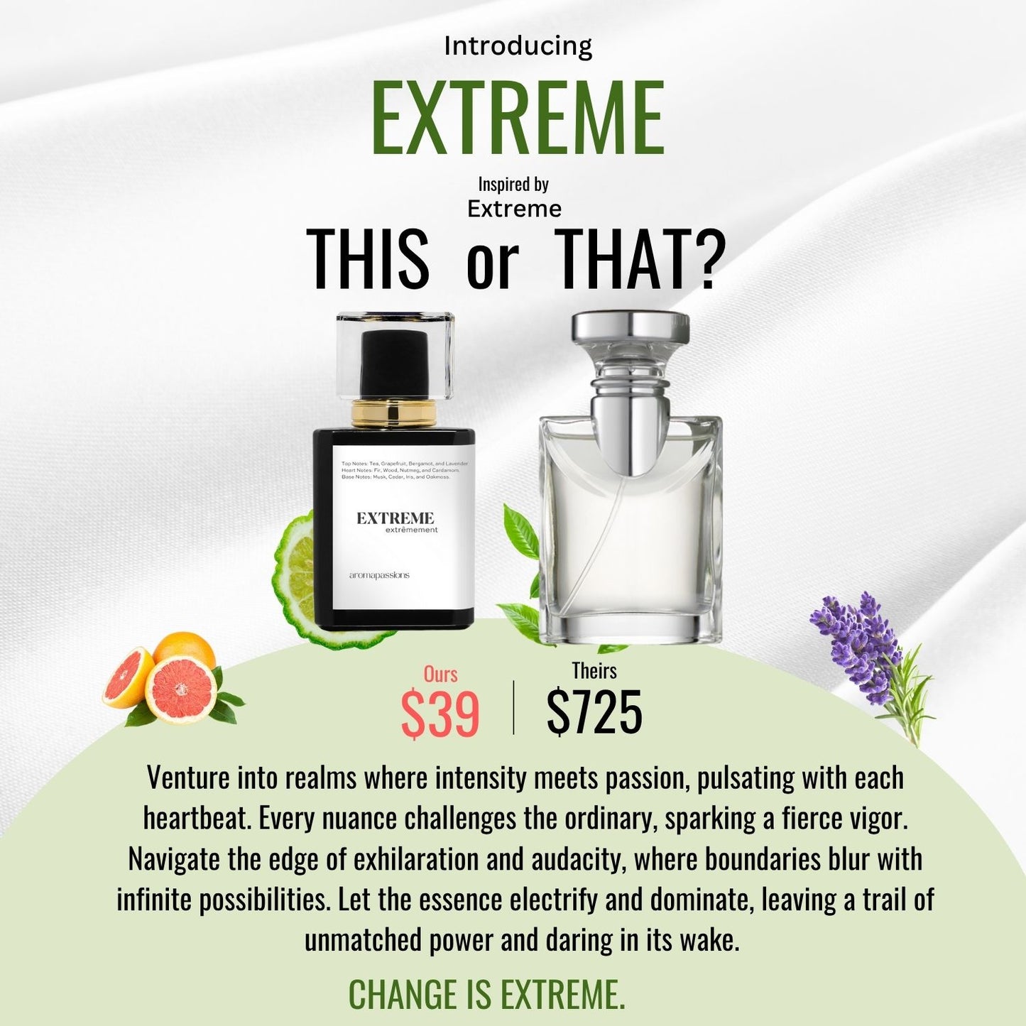 EXTREME | Inspired by BVLGARI EXTREME | Extreme Dupe Pheromone Perfume