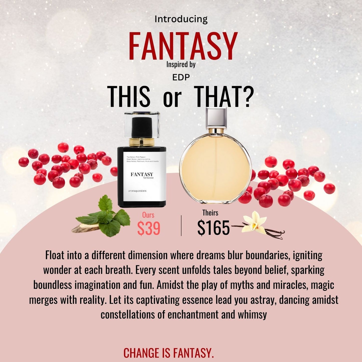 FANTASY | Inspired by CHANEL CHANCE EDP | Chance EDP Dupe Pheromone Perfume