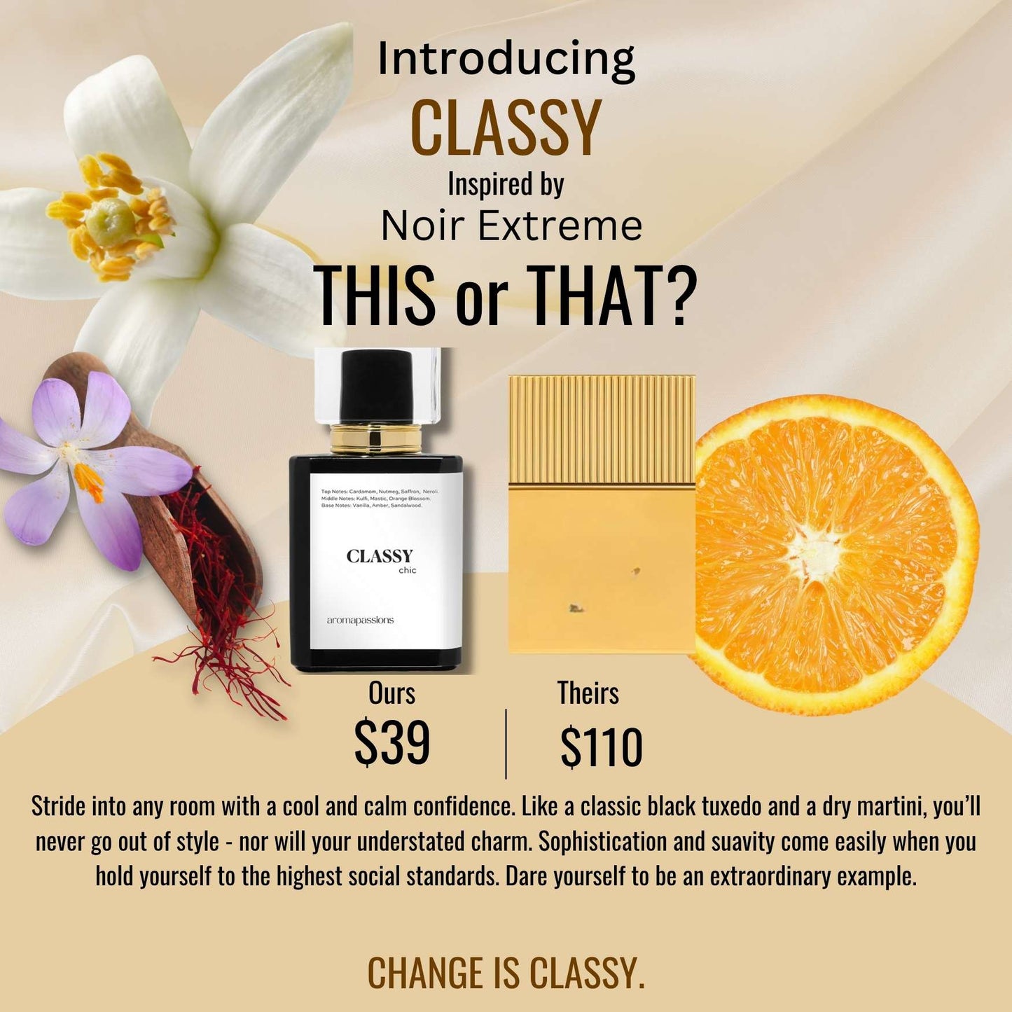 CLASSY | Inspired by TOM FORD NOIR EXTREME | Noir Extreme Dupe Pheromone Perfume