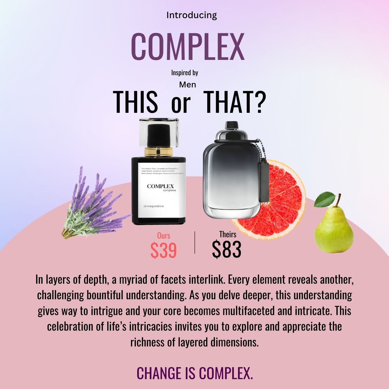COMPLEX | Inspired by COACH MEN | Men Dupe Pheromone Perfume - aromapassions