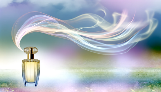 A perfume showing aura