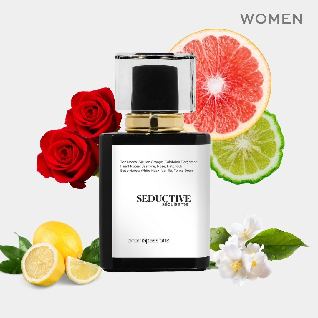 SEDUCTIVE | Inspired by CHANEL COCO MADEMOISLLE Eau De Parfum | Fragrance Oil Pheromone Perfume Women | Rose Vanilla Essential Oils Scent Notes|
