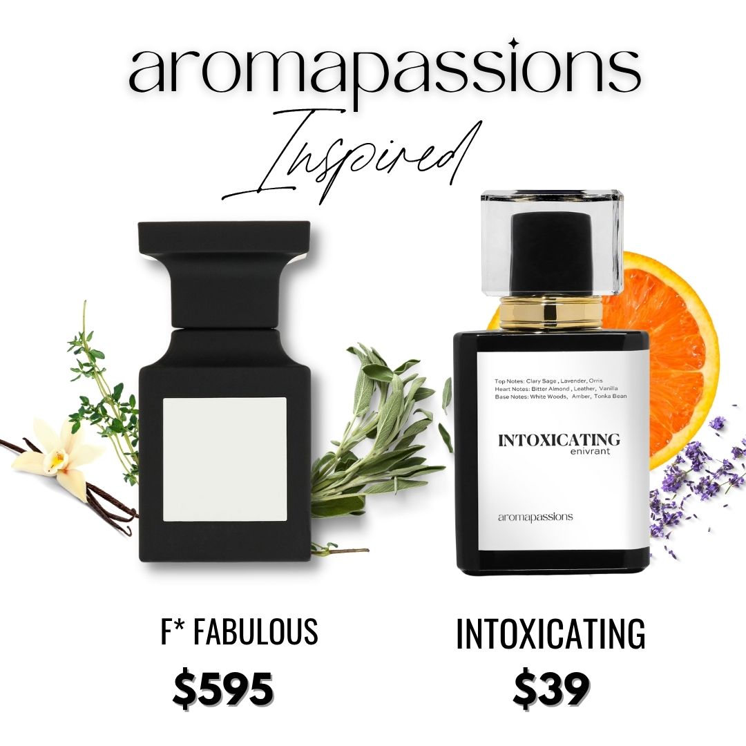 INTOXICATE | Inspired by Tom Ford  F* FABULOUS | F* Fabulous Dupe Pheromone Perfume | Perfume de Mujer Hombre | Fragrance Lavender Clary Sage Orange Thyme Cinnamon Essential Oils | Affordable Cheap Perfume
