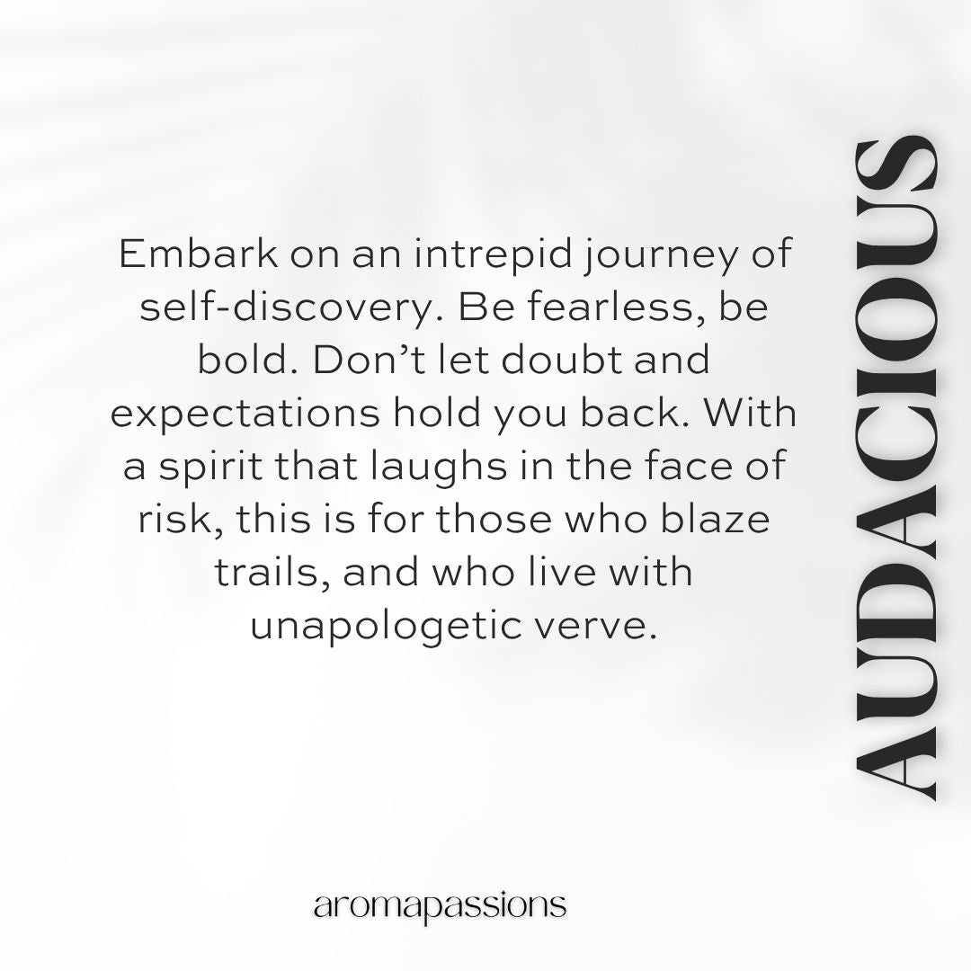 AUDACIOUS | Inspired by GIVNCHY LINTERDIT | L'Interdit Dupe Pheromone Eau De Parfum | Orange Blossom Jasmine Patchouli Vanilla Vetiver Essential Oils
