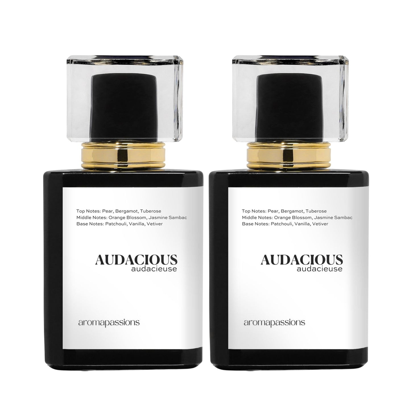 AUDACIOUS | Inspired by GIVNCHY LINTERDIT | L'Interdit Dupe Pheromone Eau De Parfum | Orange Blossom Jasmine Patchouli Vanilla Vetiver Essential Oils