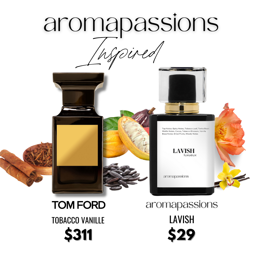 LAVISH | Inspired by TF TBACO VANILLE | Pheromone Perfume Cologne for Men  and Women | Extrait De Parfum | Long Lasting Dupe Clone Essential Oil