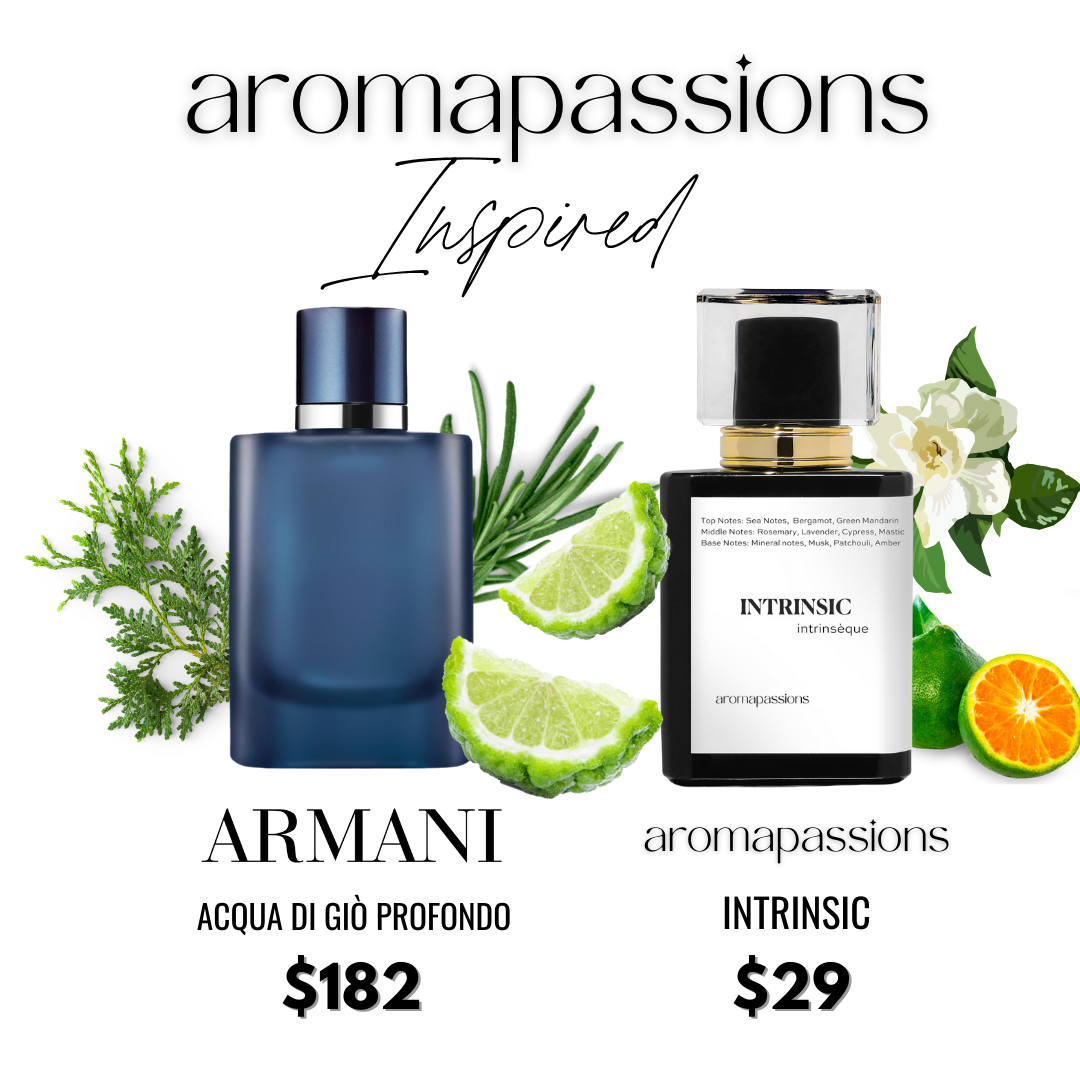 INTRINSIC Inspired by GIORGIO ARMANI ACQUA DI GIO PROFONDO Acqua Di Gio Profondo Dupe Pheromone Perfume