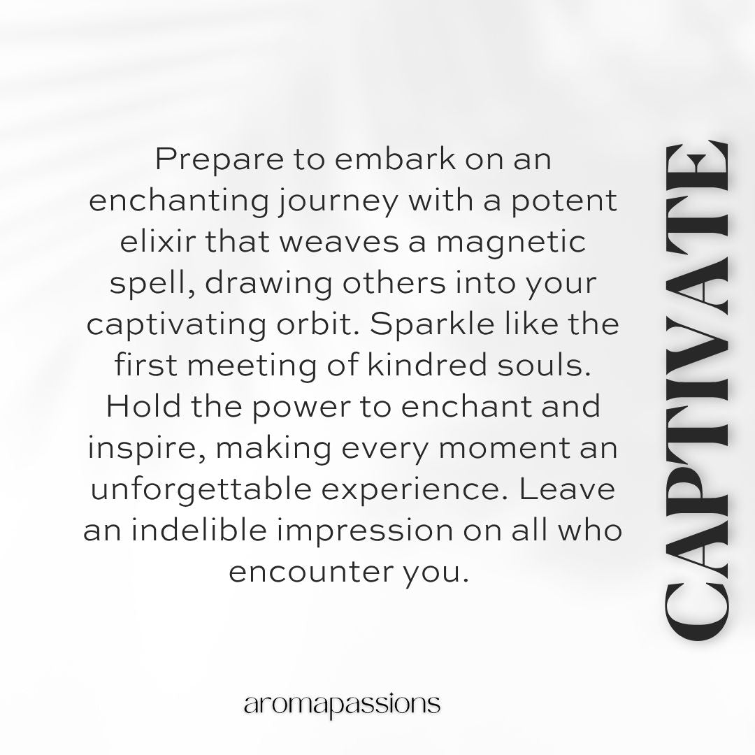 CAPTIVATE | Inspired by D. POISON | Poison Dupe Pheromone Perfume