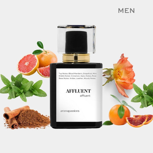 AFFLUENT | Inspired by One Million | Mint Cinnamon Rose Patchouli Essential Oils | 1 Million Dupe Pheromone Perfume