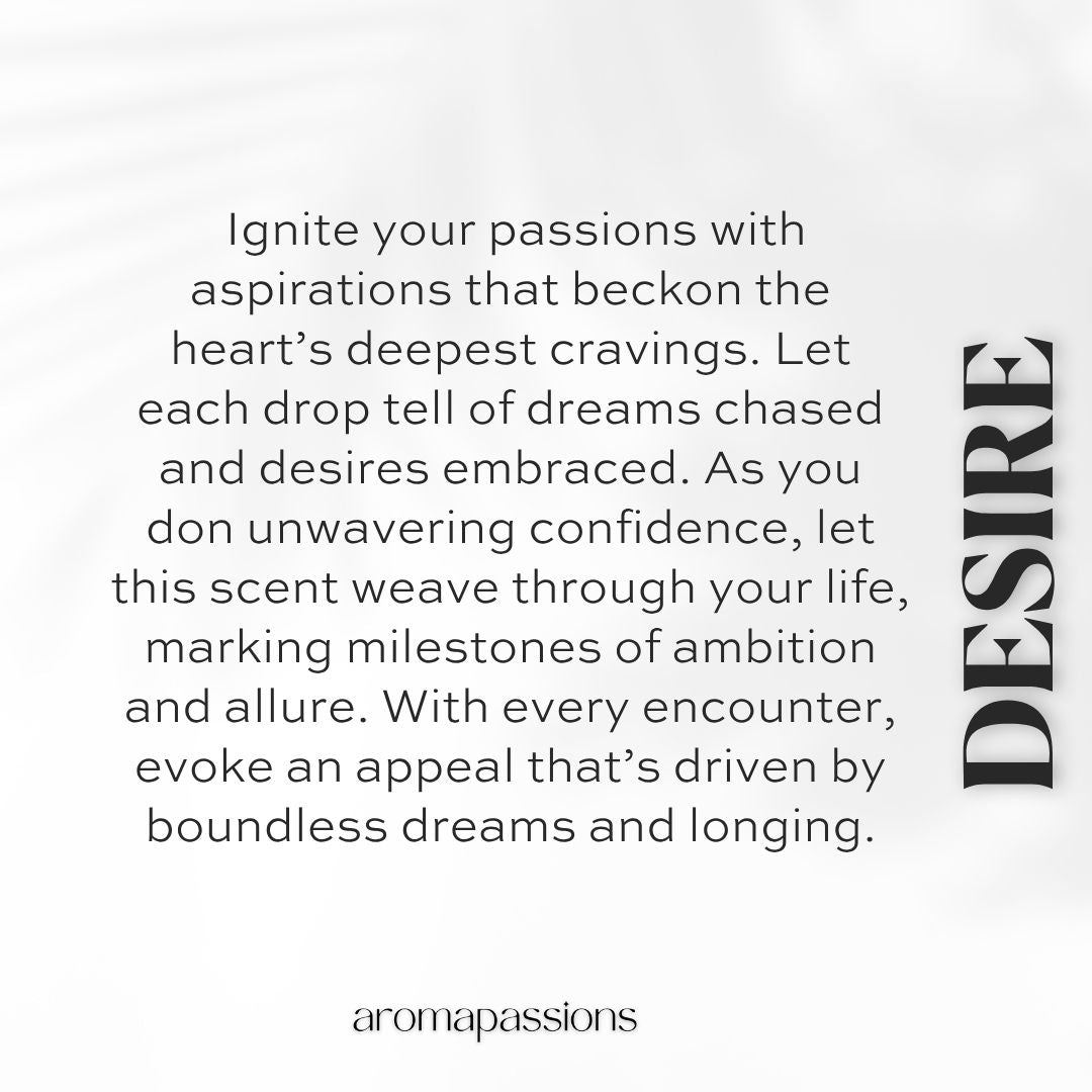 DESIRE | Inspired by FREDERIC MALLE MUSC RAVAGEUR | Musc Ravageur Dupe Pheromone Perfume