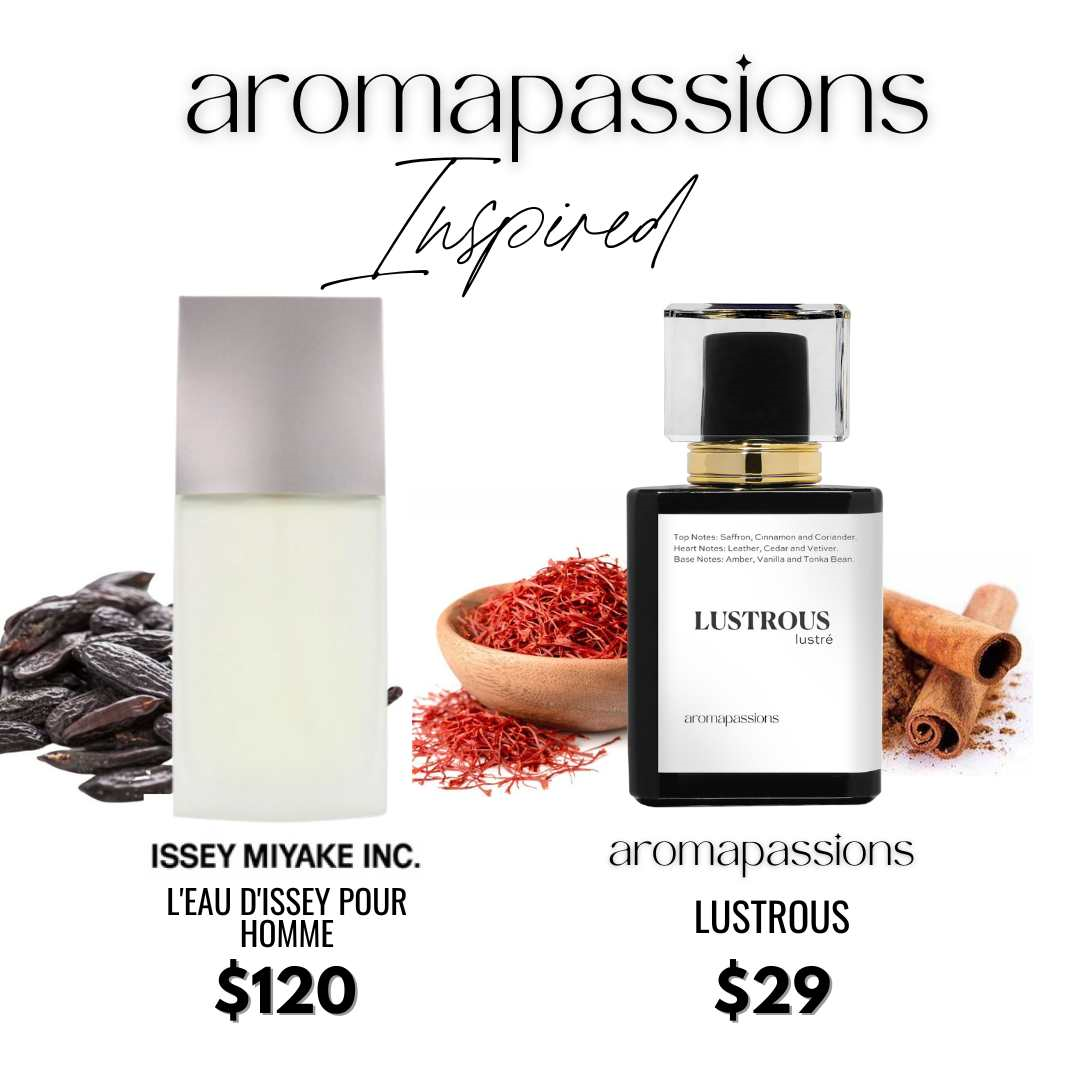Lustrous Inspired by Issey Miyake L eau D issey Pour Homme Noir Ambre Pheromone Perfume for Men Extrait de Parfum Long Lasting Size 30 ml