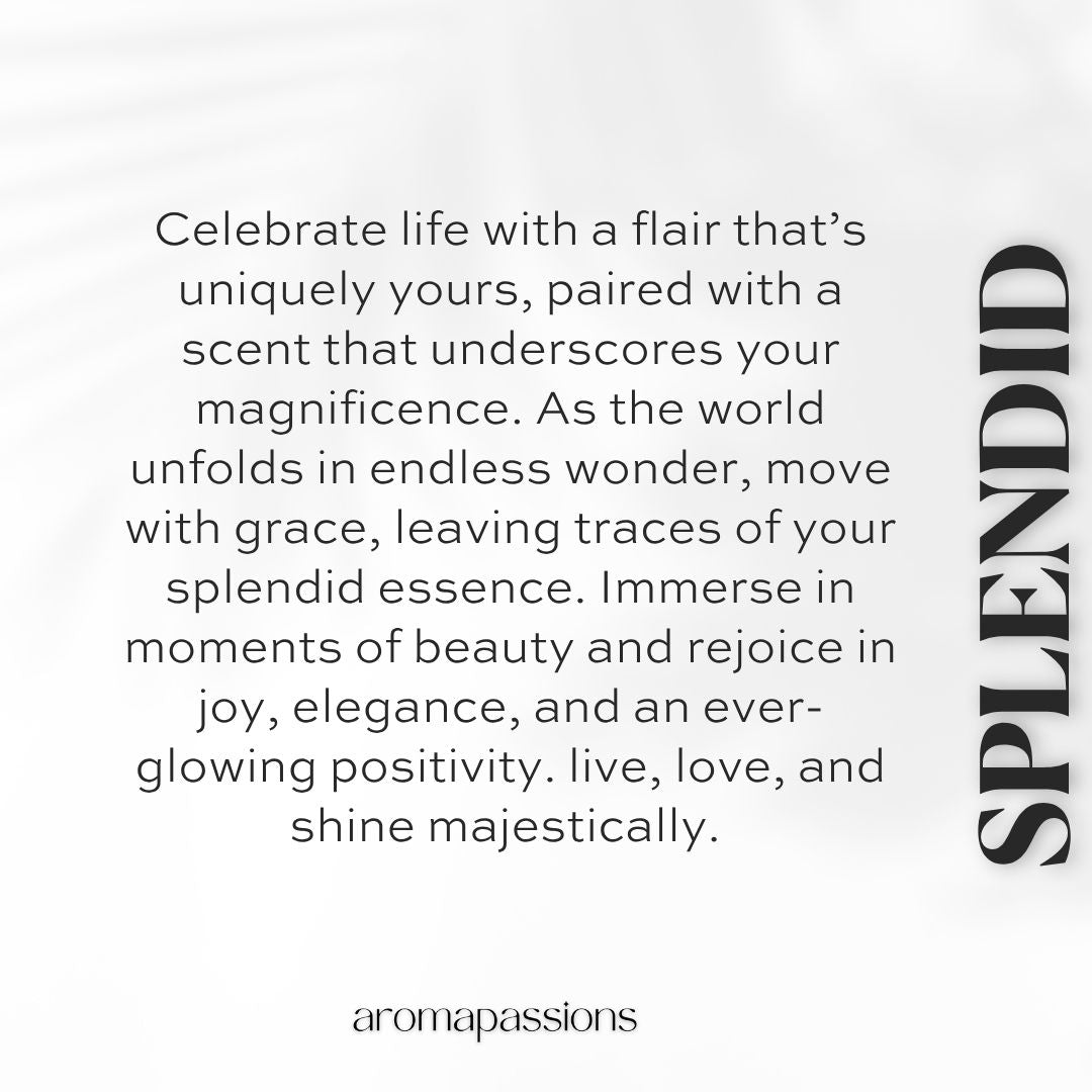 SPLENDID | Inspired by TOM FORD BEAU DE JOUR | Lavender Rosemary Mint Patchouli Essential Oil | Beau De Jour Dupe Pheromone Perfume