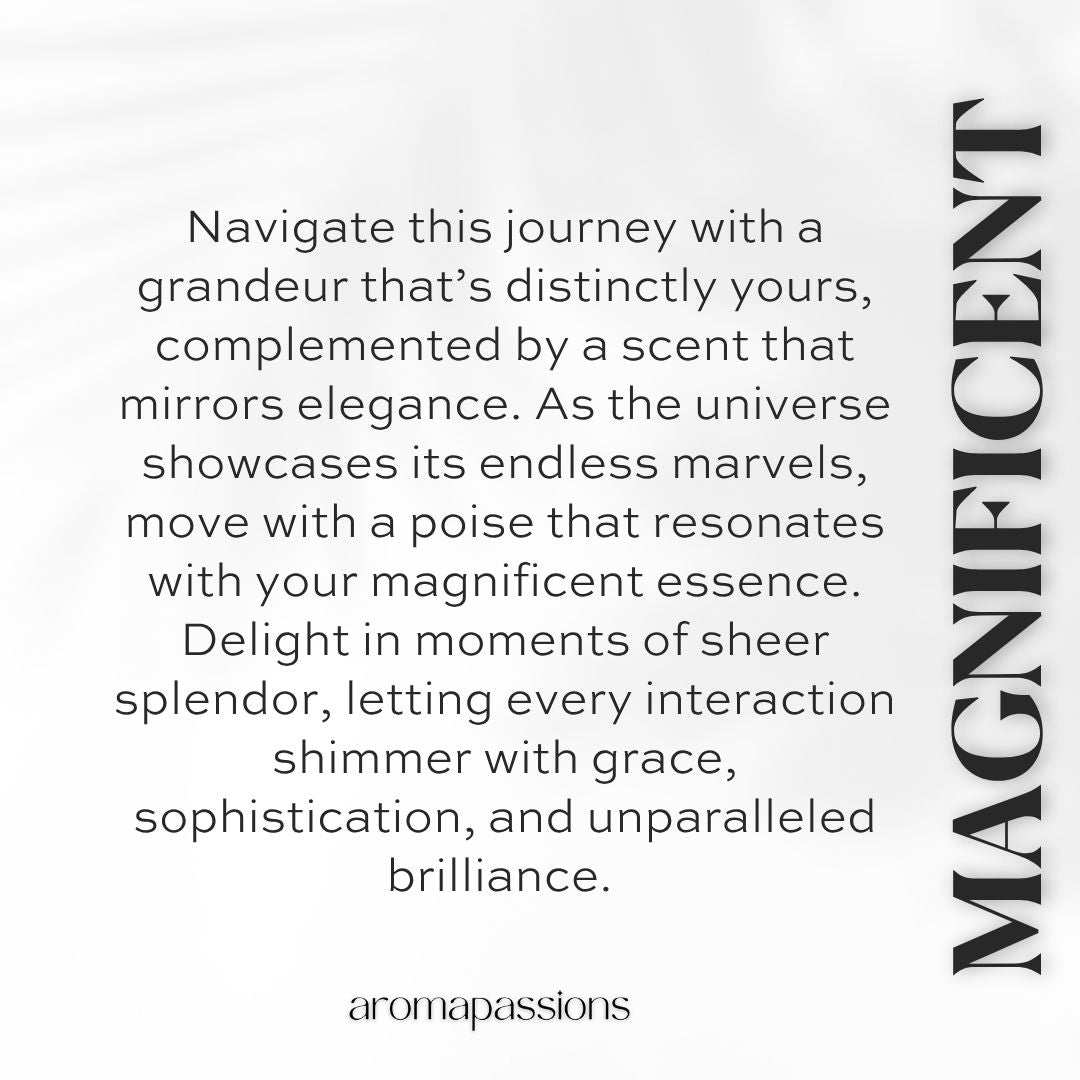 MAGNIFICENT | Inspired by MFK 724 | Calabrian Bergamot Sweet Pea Jasmin Sandalwood Essential Oils | 724 Dupe Pheromone Perfume