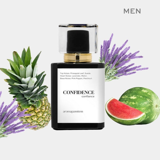 CONFIDENCE | Inspired by JIMMY CHOO MAN | Lavender Pink Pepper Patchouli Essential Oils | Jimmy Choo Dupe Pheromone Perfume