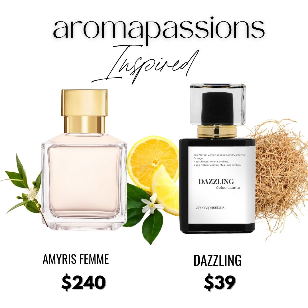 DAZZLE | Inspired by MAISON FRANCIS KURKDJIAN (MFK) AMYRIS FEMME | Amyris Femme Dupe Pheromone Perfume