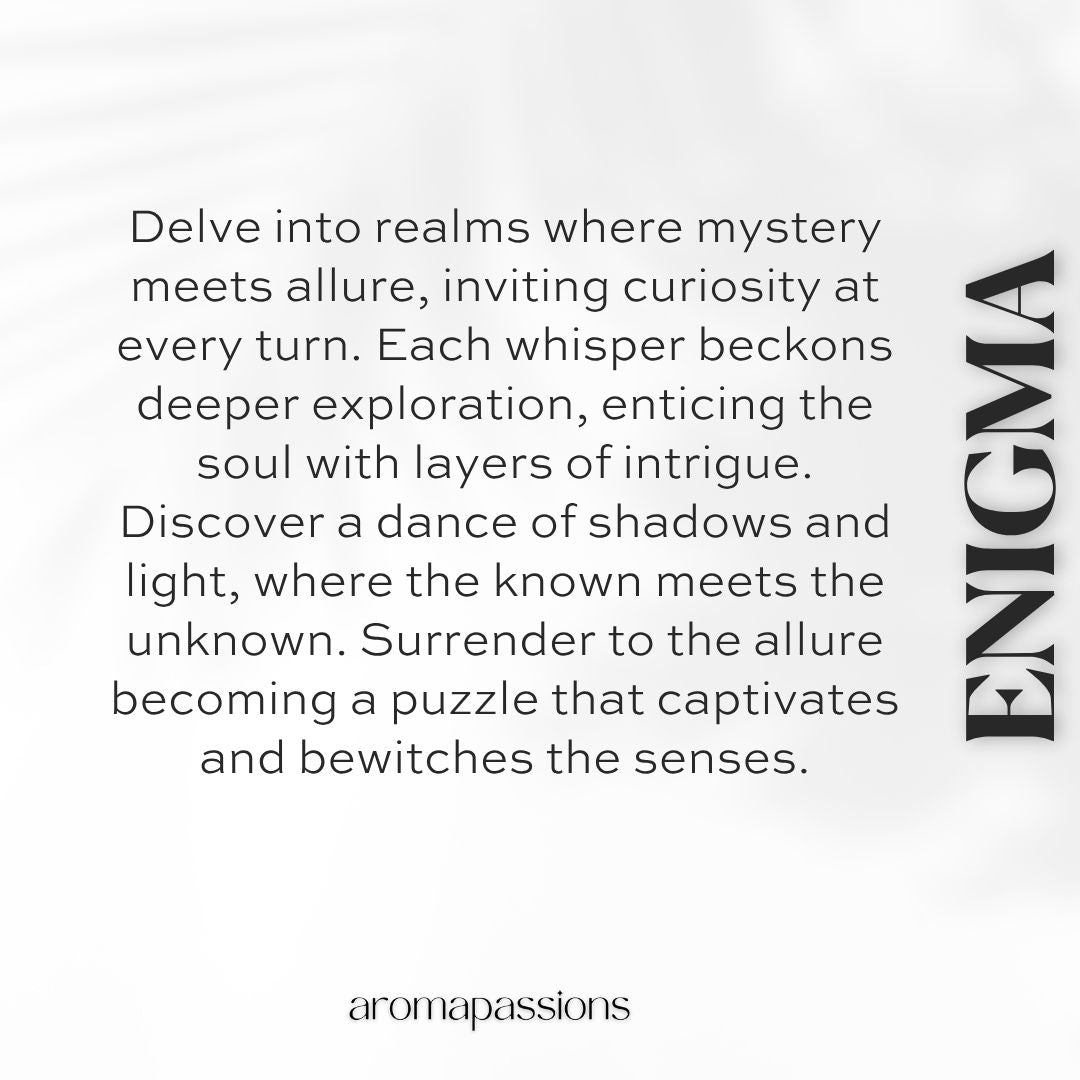 ENIGMA | Inspired by TOM FORD NOIR | Noir Dupe Pheromone Perfume