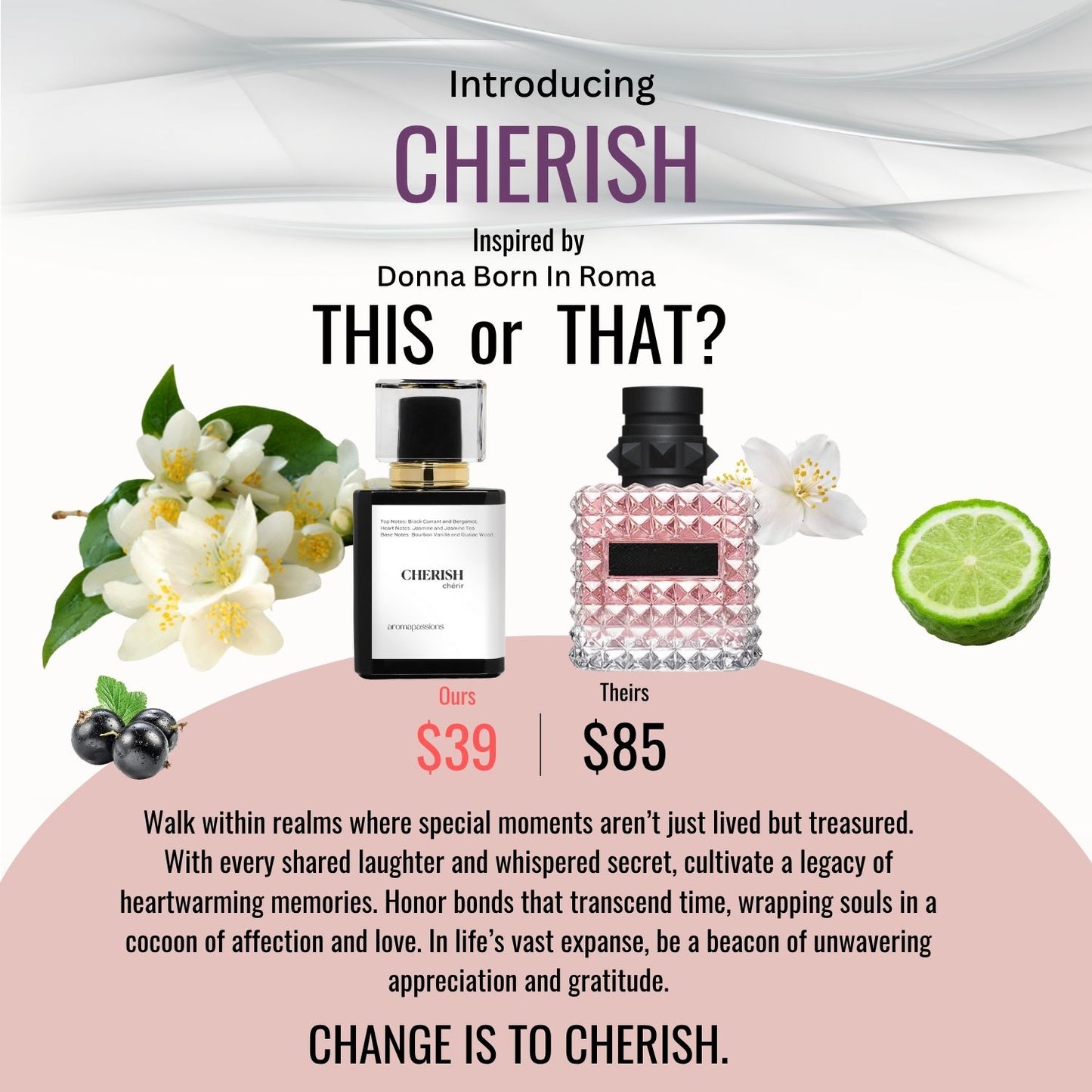 CHERISH | Inspired by VALENTINO DONNA BORN IN ROMA | Donna Born In Roma Dupe Pheromone Perfume