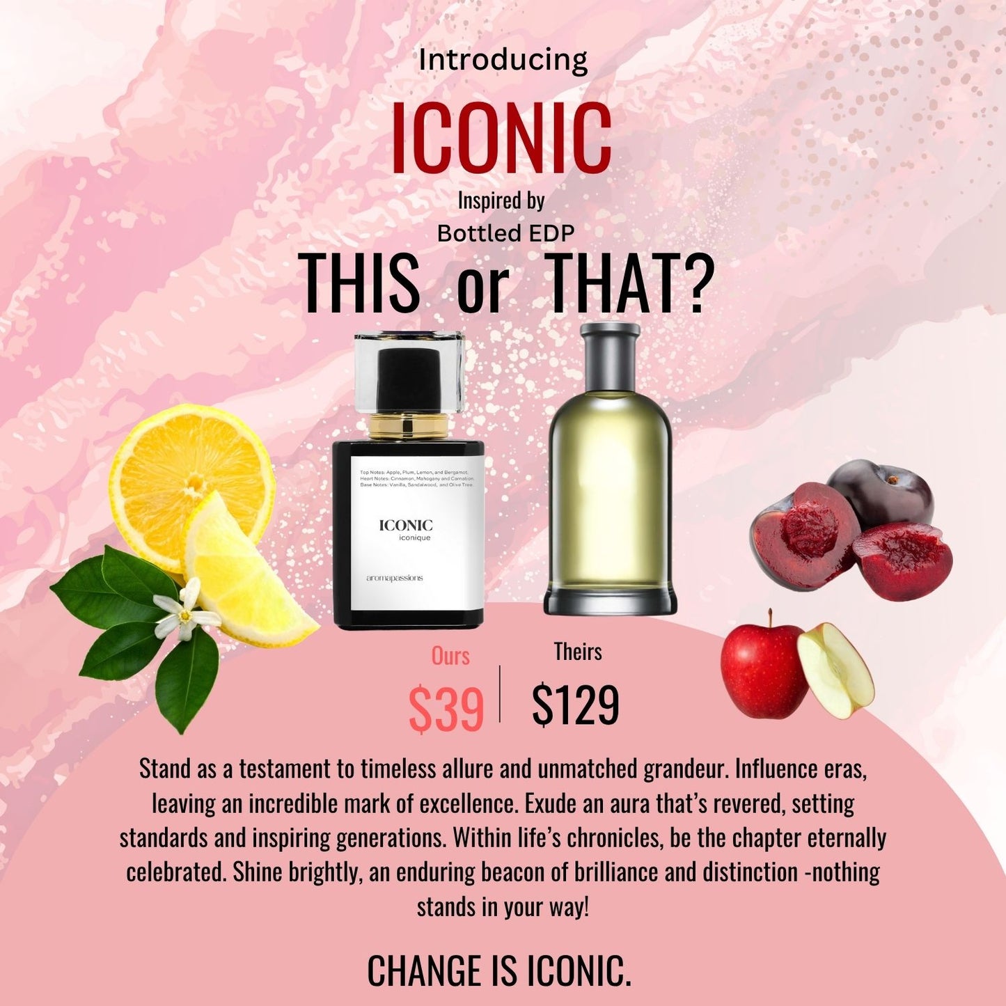 ICONIC | Inspired by HUGO BOSS BOTTLED EDP | Bottled EDP Dupe Pheromone Perfume