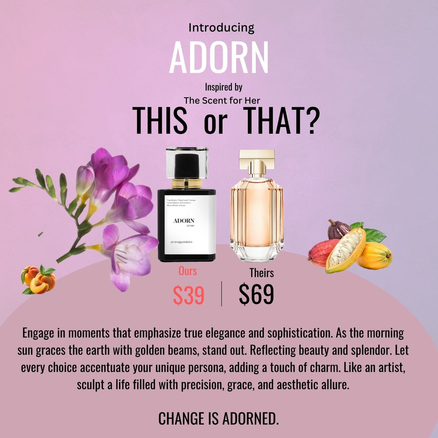 ADORN | Inspired by HUGO BOSS THE SCENT FOR HER | The Scent for Her Dupe Pheromone Perfume