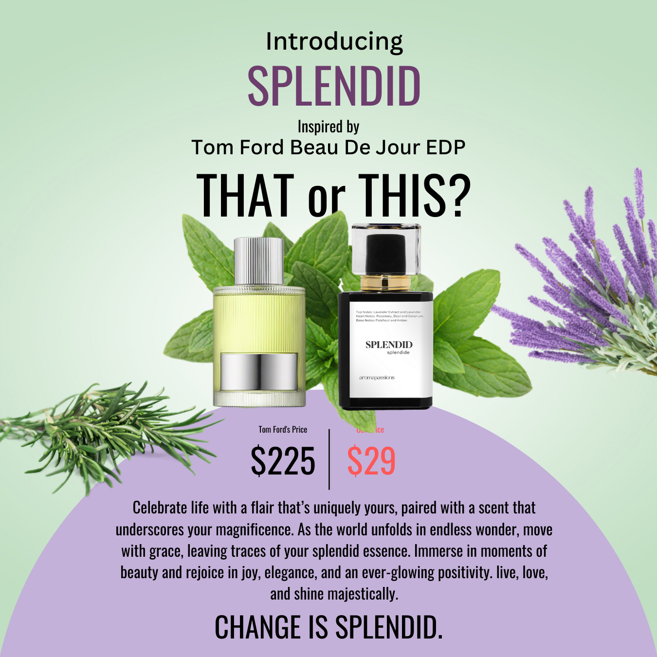 SPLENDID | Inspired by TOM FORD BEAU DE JOUR | Beau De Jour Dupe Pheromone Perfume