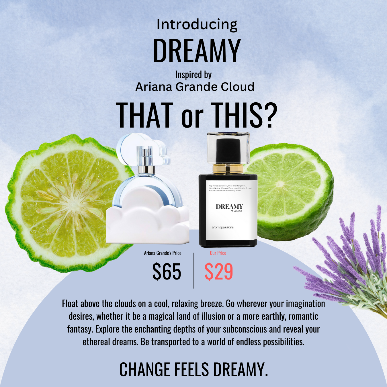 DREAMY | Inspired by ARIANA GRANDE CLOUD | Cloud Dupe Pheromone Perfume