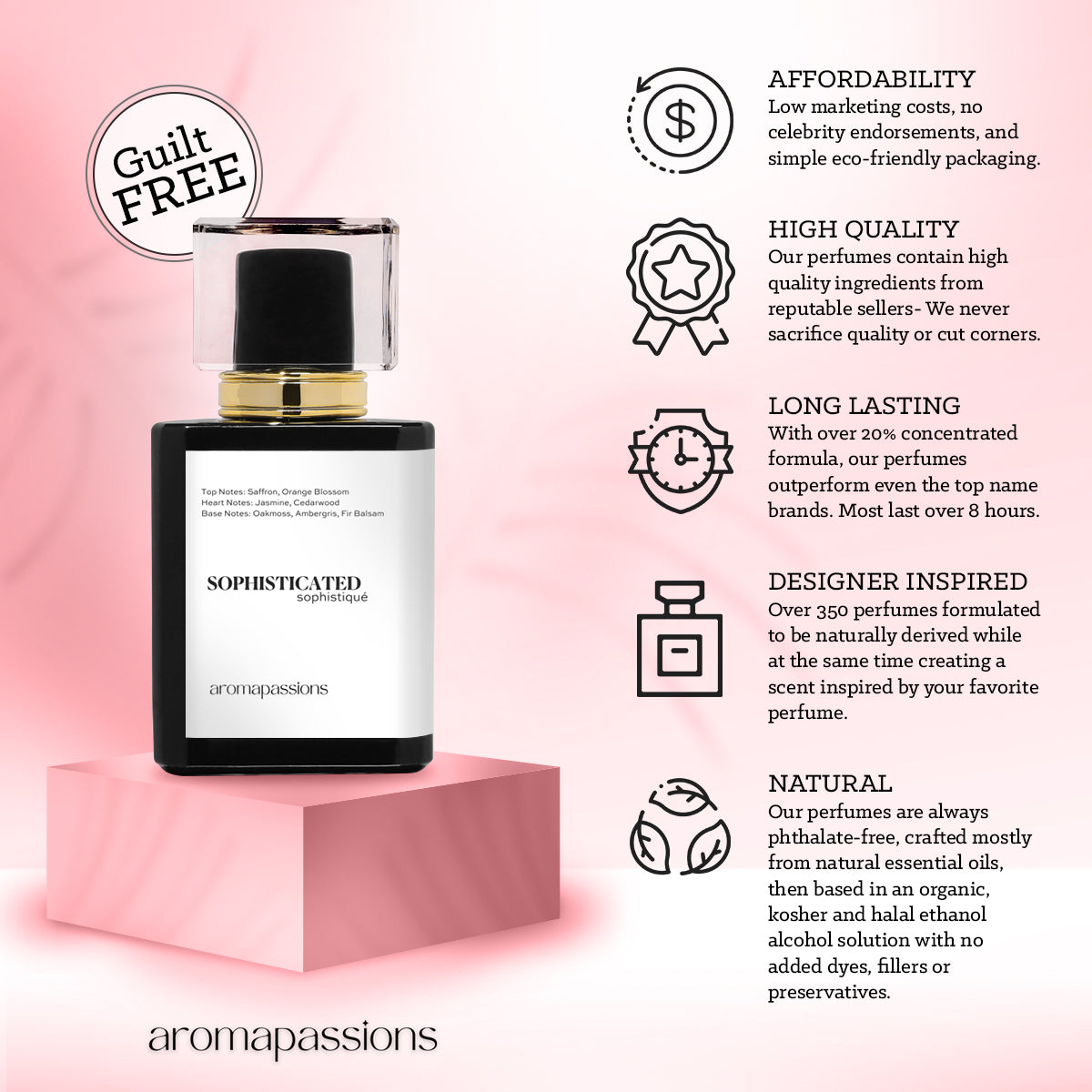 AMBITION | Inspired by YSL LIBRE | Lavender Mandarin Orange Black Currant Lavender Jasmine Vanilla Cedar Essential Oils | Libre Dupe Pheromone Perfume