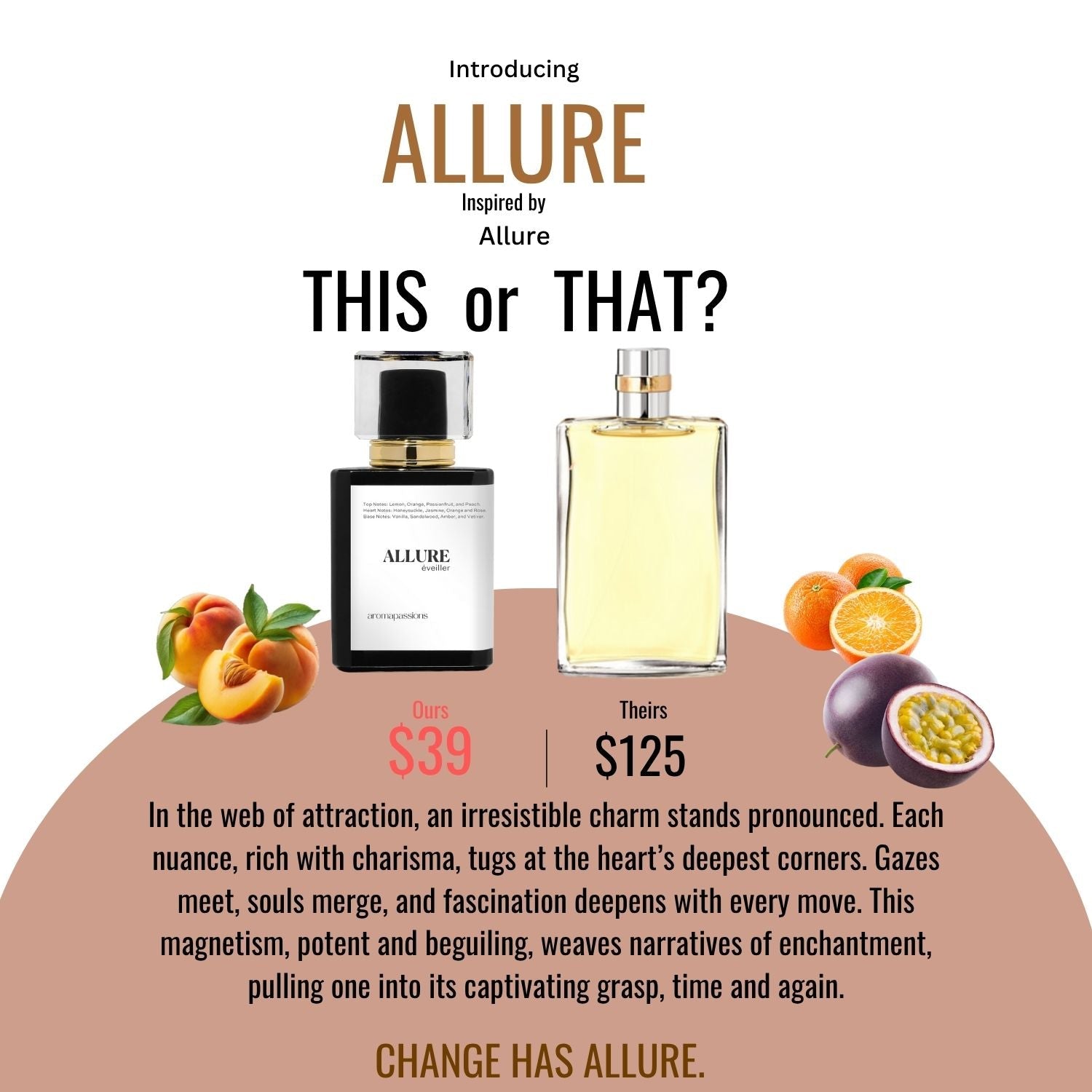 ALLURE | Inspired by CHANEL ALLURE | Allure Dupe Pheromone Perfume - aromapassions