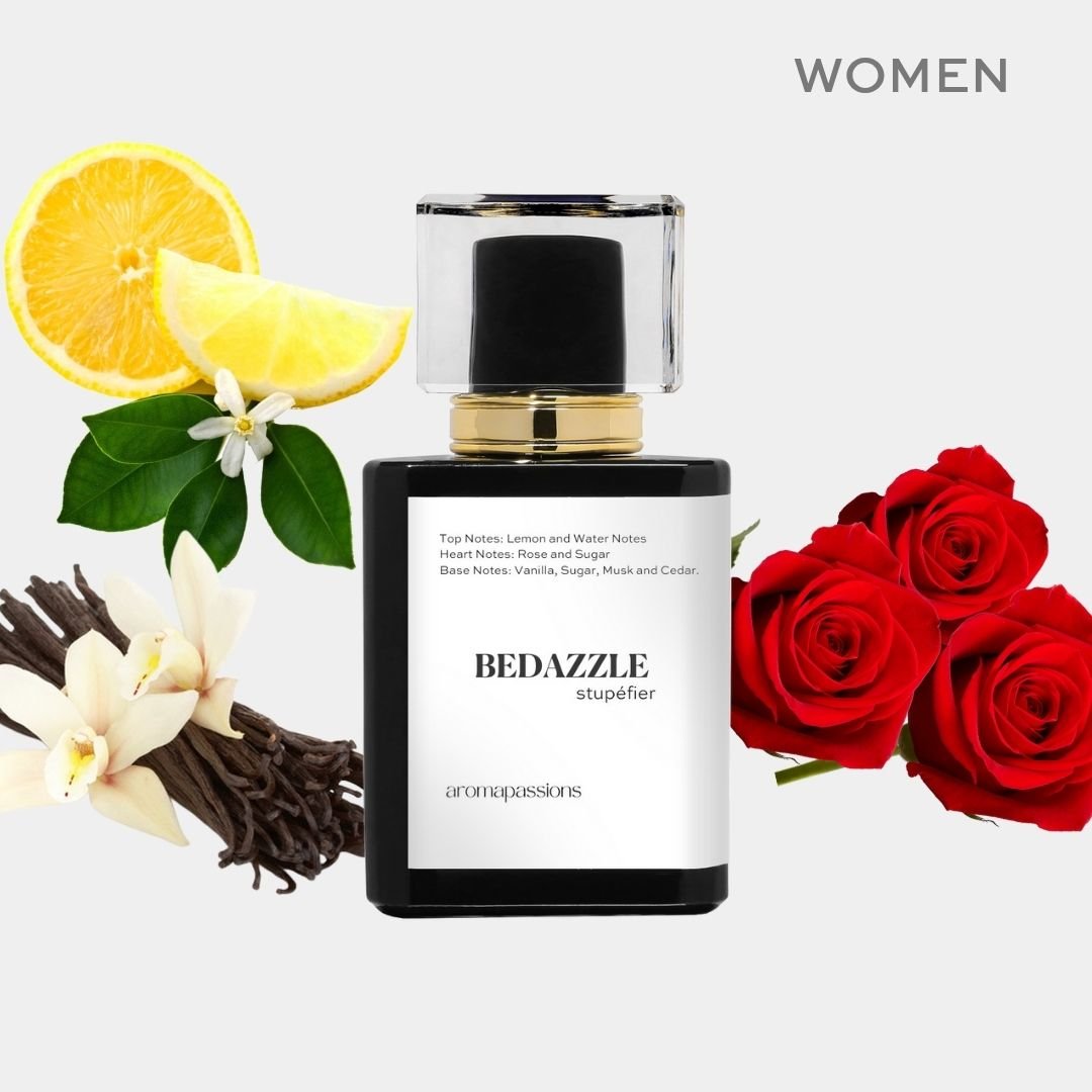 BEDAZZLE | Inspired by MANCERA ROSES VANILLE | Roses Vanille Dupe Pheromone Perfume - aromapassions
