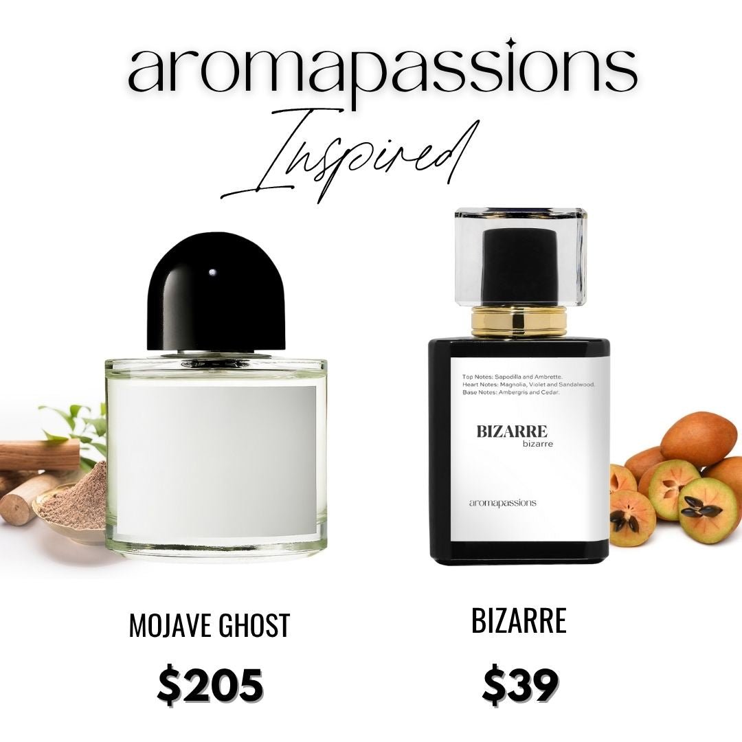 BIZARRE | Inspired by BYREDO MOJAVE GHOST | Mojave Ghost Dupe Pheromone Perfume - aromapassions
