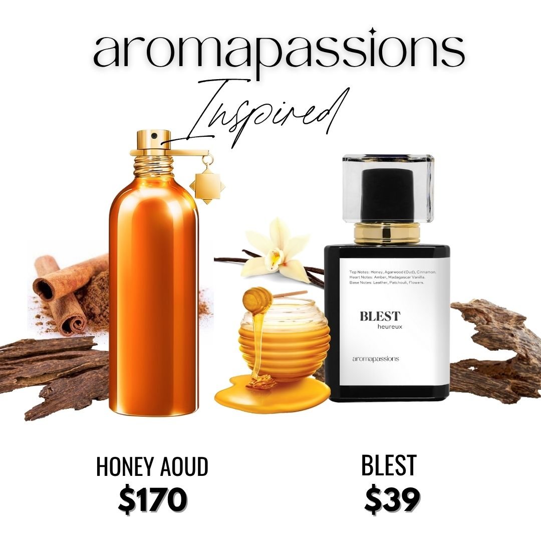 BLEST | Inspired by MONTALE HONEY AOUD | Honey Aoud Dupe Pheromone Perfume - aromapassions
