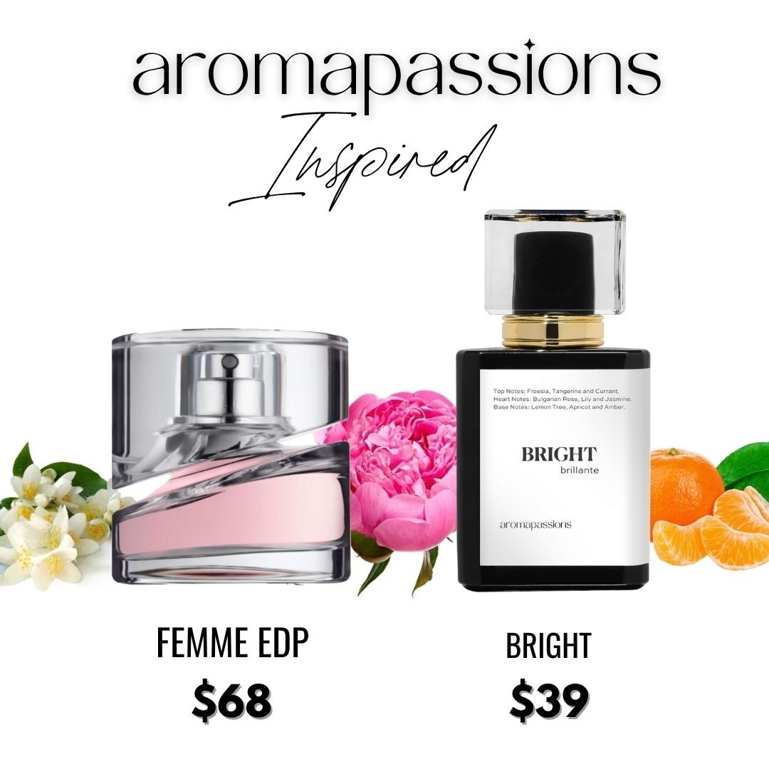 BRIGHT | Inspired by HUGO BOSS FEMME EDP | Femme EDP Dupe Pheromone Perfume - aromapassions