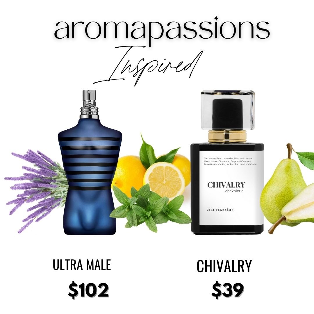 CHIVALRY | Inspired by JEAN PAUL GAULTIER ULTRA MALE | Ultra Male Dupe Pheromone Perfume - aromapassions