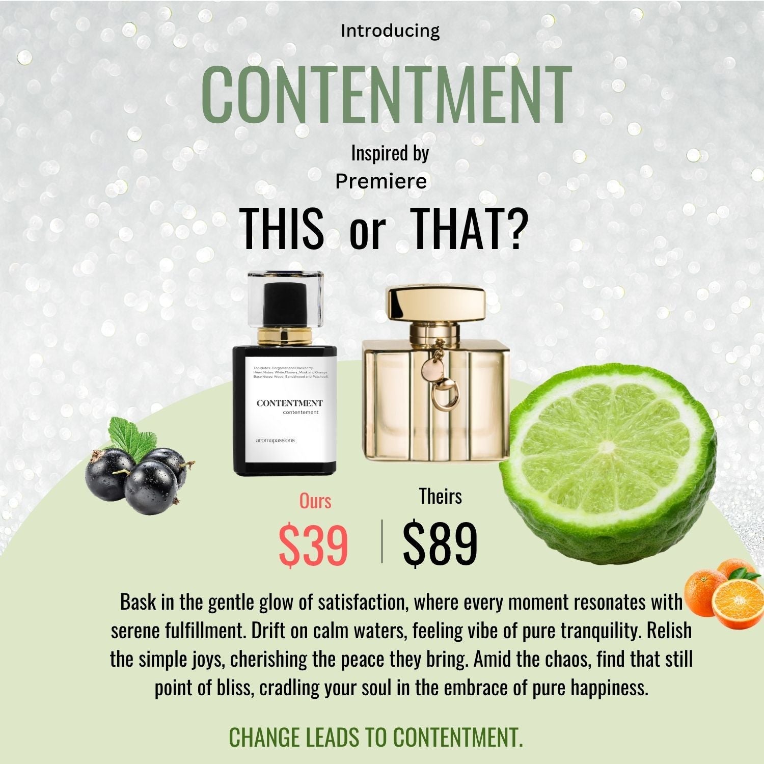 CONTENTMENT | Inspired by GUCCI PREMIERE | Premiere Dupe Pheromone Perfume - aromapassions