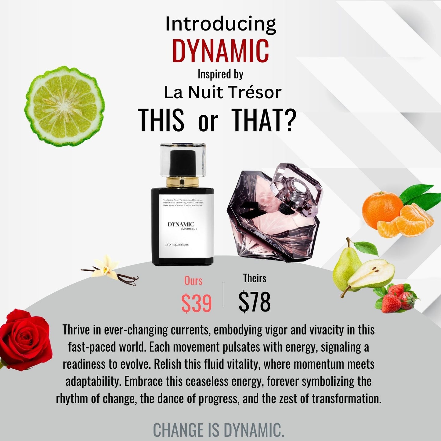 DYNAMIC | Inspired by LANCOME LA NUIT TRÉSOR | La Nuit Trésor Dupe Pheromone Perfume - aromapassions