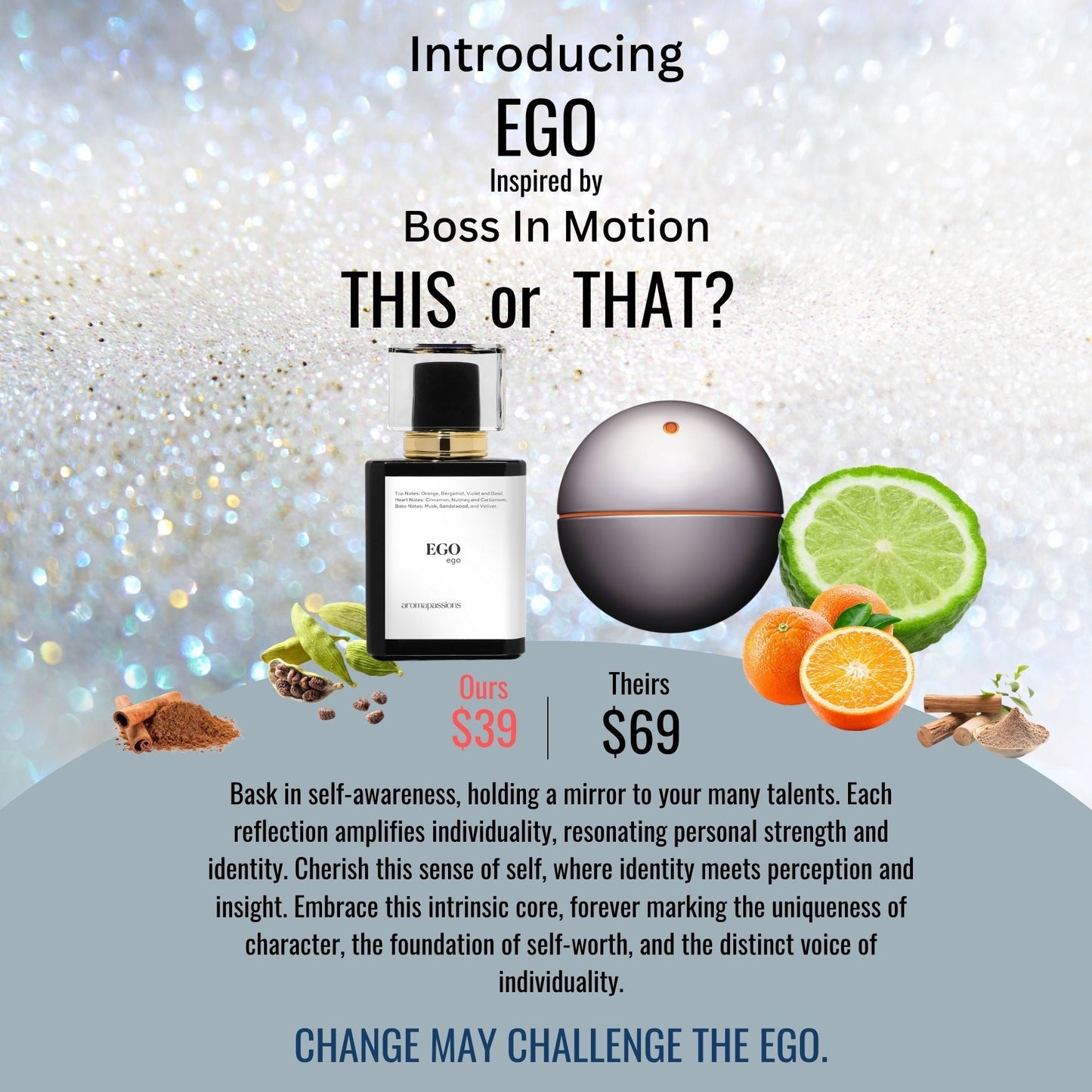 EGO | Inspired by HUGO BOSS BOSS IN MOTION | Boss In Motion Dupe Pheromone Perfume - aromapassions