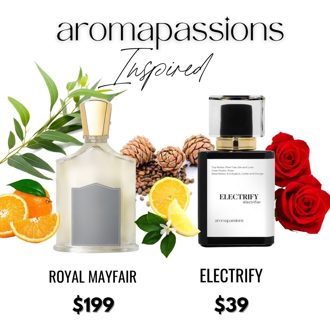 ELECTRIFY | Inspired by CREED ROYAL MAYFAIR | Royal Mayfair Dupe Pheromone Perfume - aromapassions