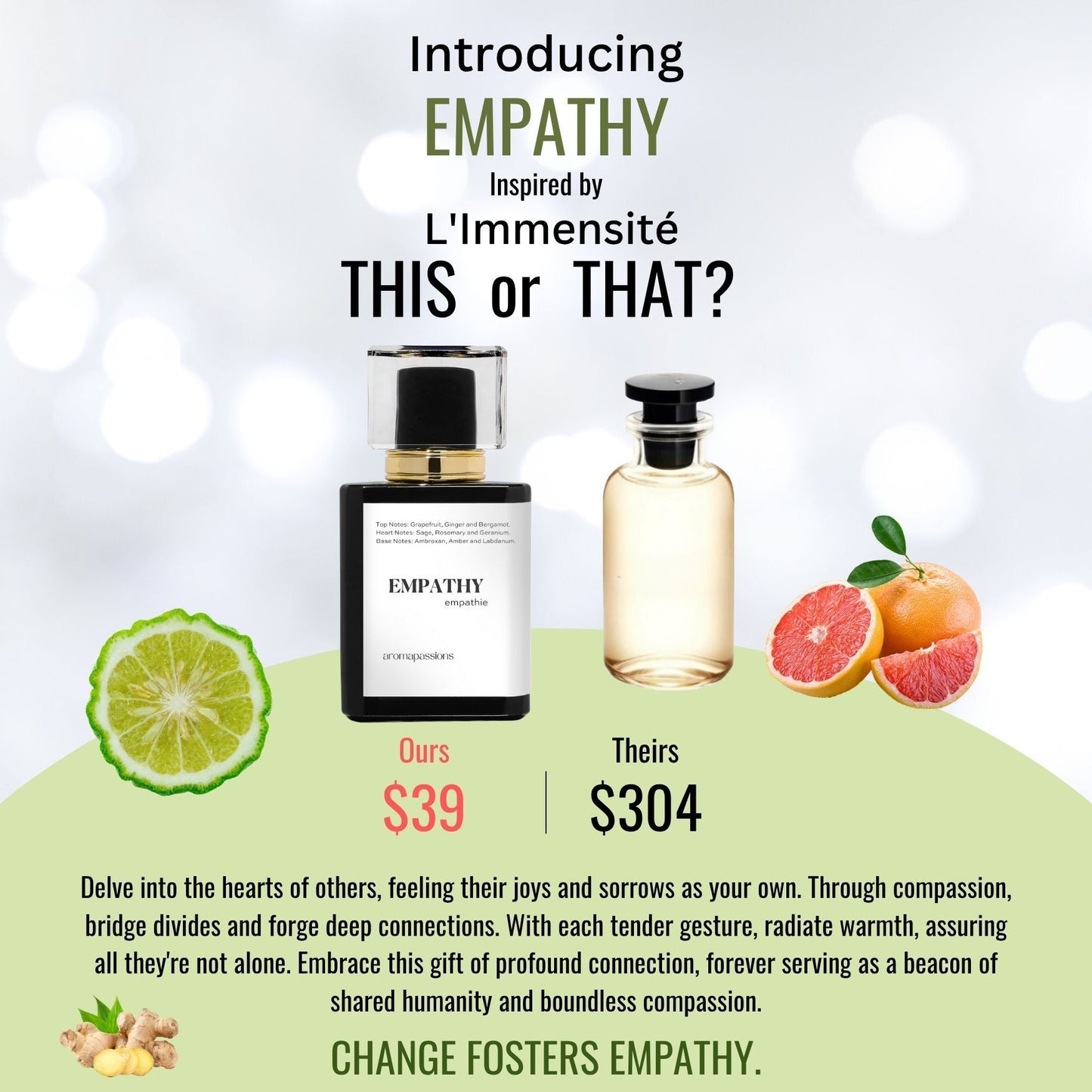 EMPATHY | Inspired by LOUIS VUITTON L'IMMENSITÉ | L'Immensité Dupe Pheromone Perfume - aromapassions