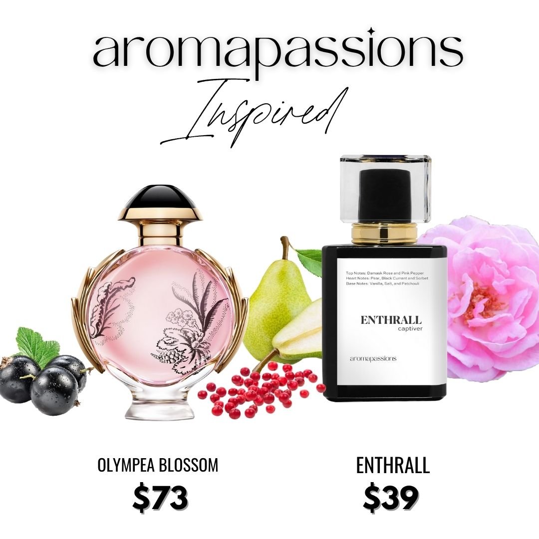 ENTHRALL | Inspired by PACO RABANNE OLYMPEA BLOSSOM | Olympea Blossom Dupe Pheromone Perfume - aromapassions