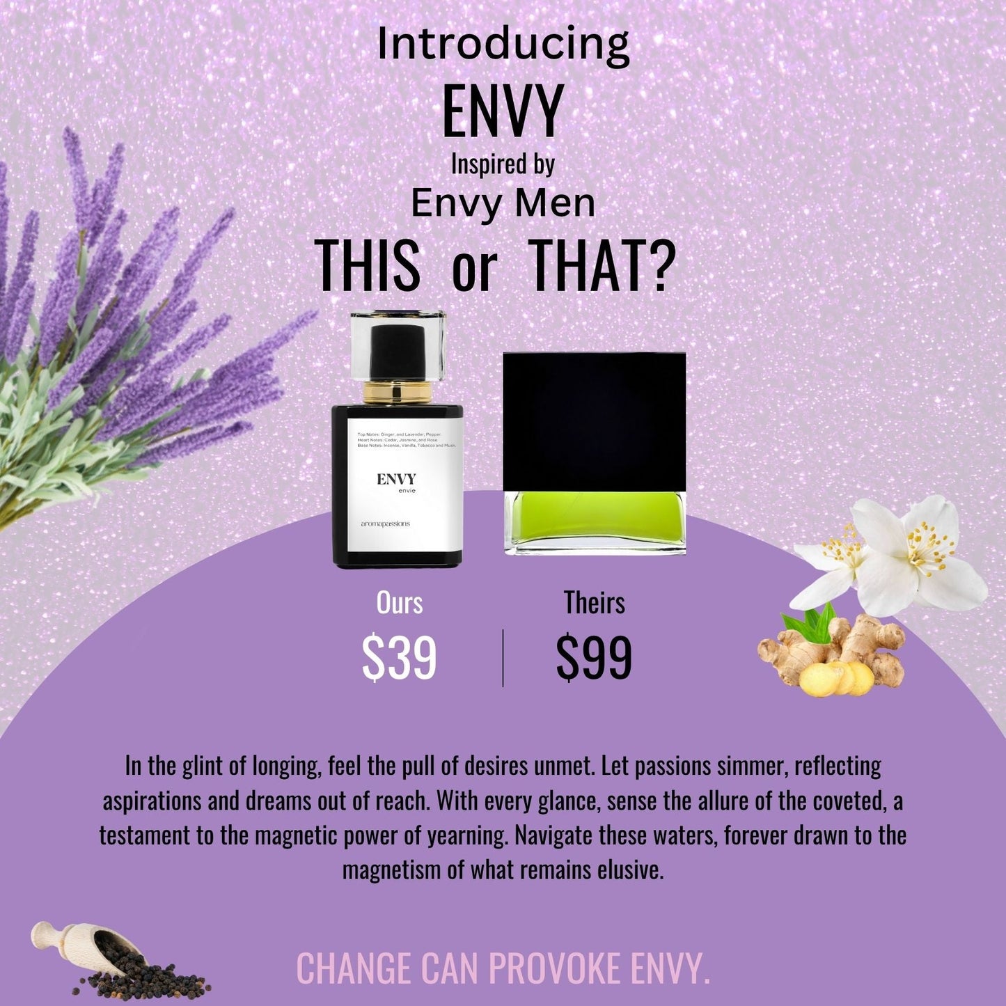 ENVY | Inspired by GUCCI ENVY MEN | Envy Men Dupe Pheromone Perfume - aromapassions