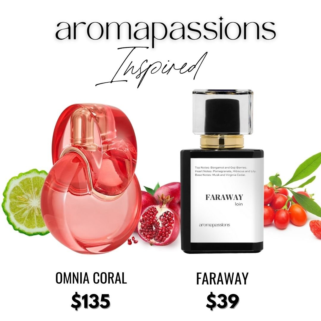 FARAWAY | Inspired by BVLGARI OMNIA CORAL | Omnia Coral Dupe Pheromone Perfume - aromapassions