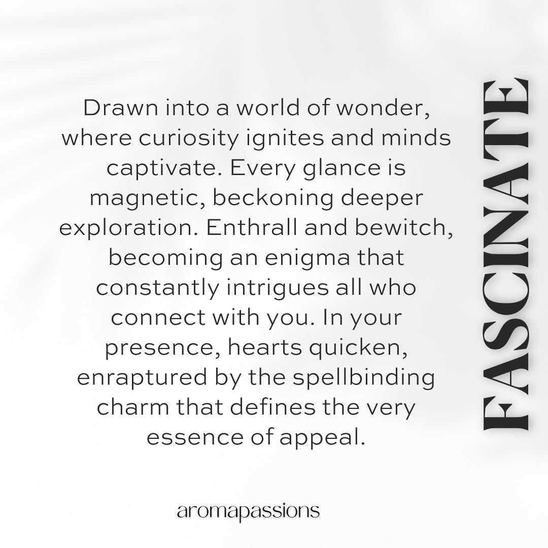 FASCINATE | Inspired by GUERLAIN LA PETITE ROBE - NOIRE | La Petite Robe - Noire Dupe Pheromone Perfume - aromapassions
