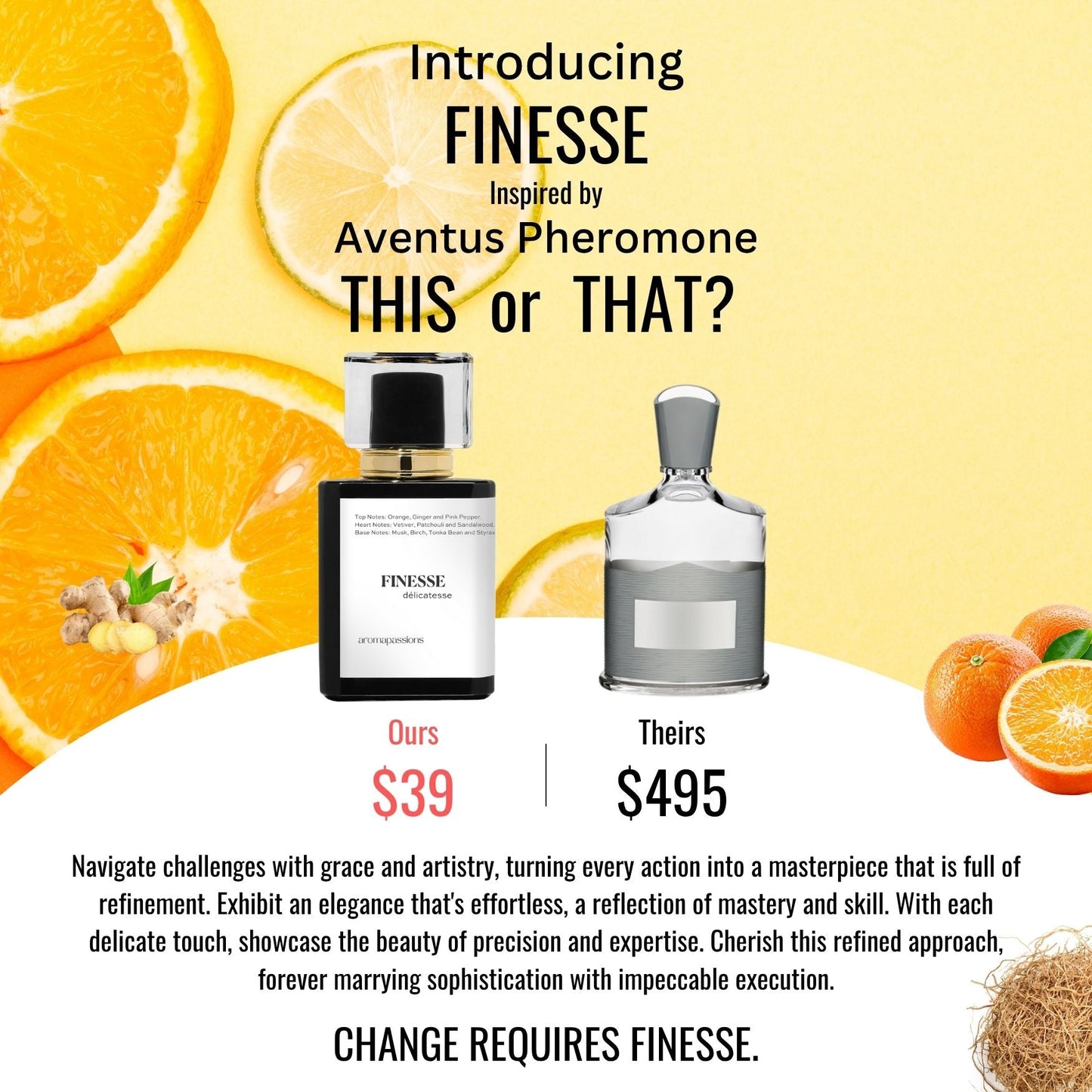 FINESSE | Inspired by CREED AVENTUS PHEROMONE | Aventus Pheromone Dupe Pheromone Perfume - aromapassions