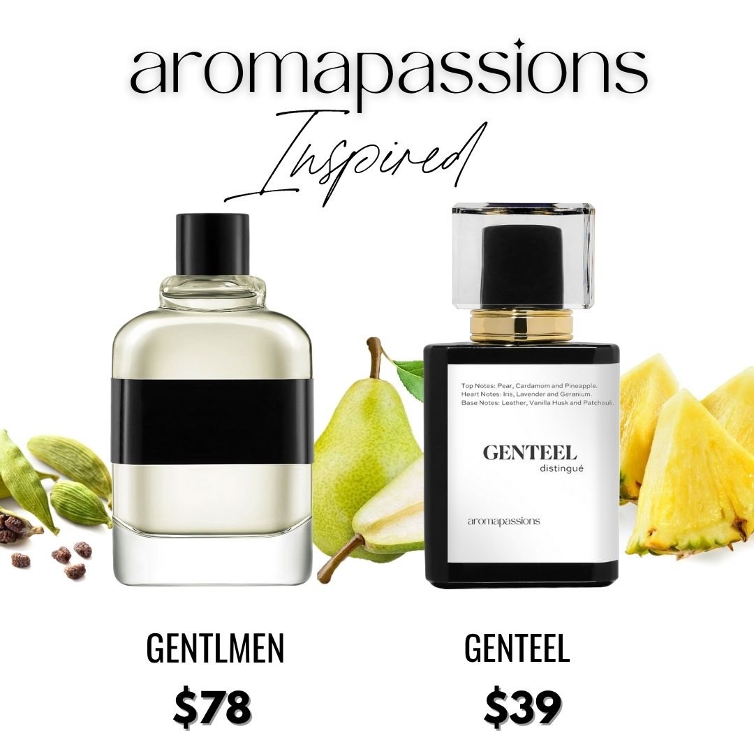 GENTEEL | Inspired by GIVENCHY GENTLMEN | Gentlmen Dupe Pheromone Perfume - aromapassions