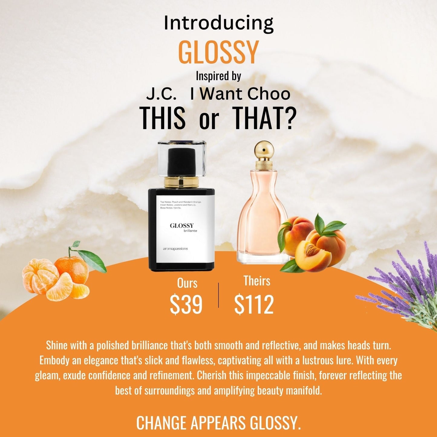 GLOSSY | Inspired by JIMMY CHOO I WANT CHOO | I Want Choo Dupe Pheromone Perfume - aromapassions