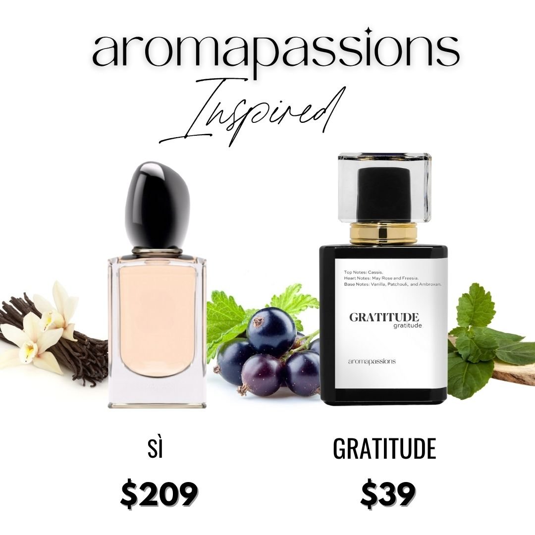 GRATITUDE | Inspired by GIORGIO ARMANI SÌ | Sì Dupe Pheromone Perfume - aromapassions