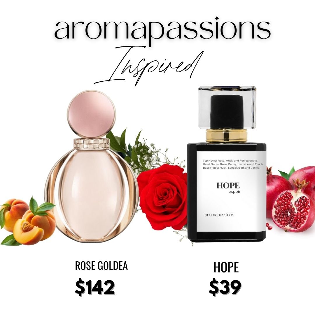HOPE | Inspired by BVLGARI ROSE GOLDEA | Rose Goldea Dupe Pheromone Perfume - aromapassions