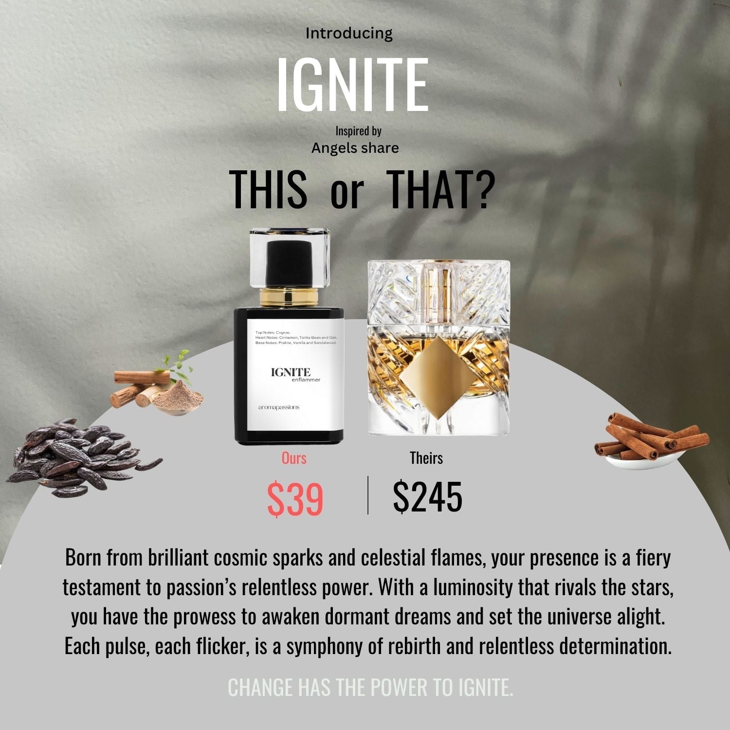 IGNITE | Inspired by KILIAN KILIAN ANGELS SHARE | kilian angels share Dupe Pheromone Perfume - aromapassions